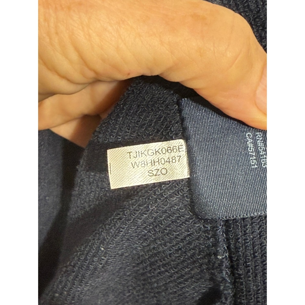Tommy Hilfiger Mens 3X Quarter Zip Pullover Navy Blue Red White TJIKGK066E - Picture 6 of 9